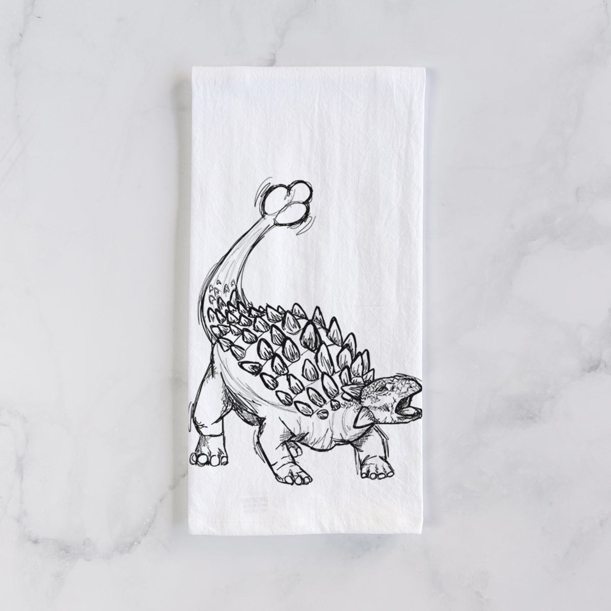 Ankylosaurus Magniventris Tea Towel