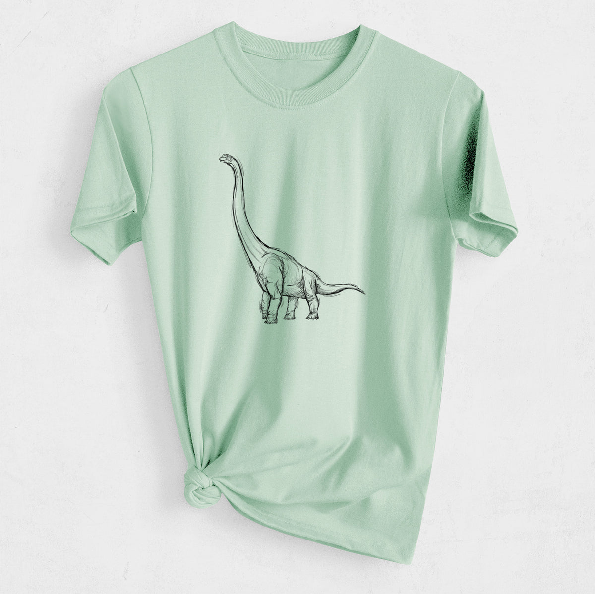 Apatosaurus Excelsus - Heavyweight Men&#39;s 100% Organic Cotton Tee