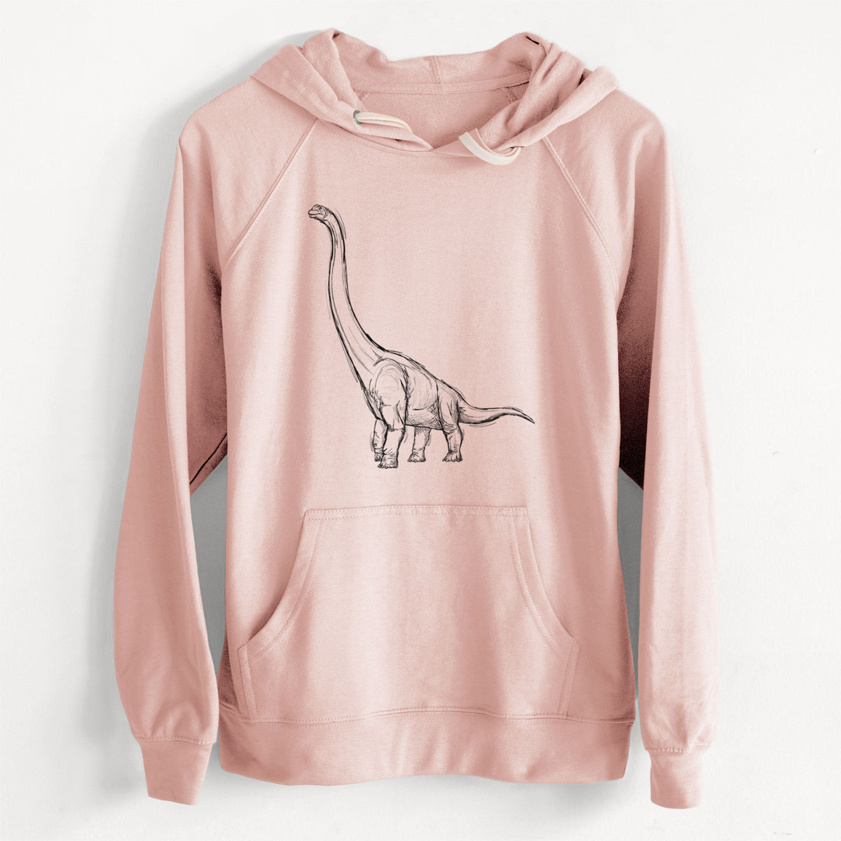 CLEARANCE - Apatosaurus Excelsus  - Unisex Slim Fit Loopback Terry Hoodie