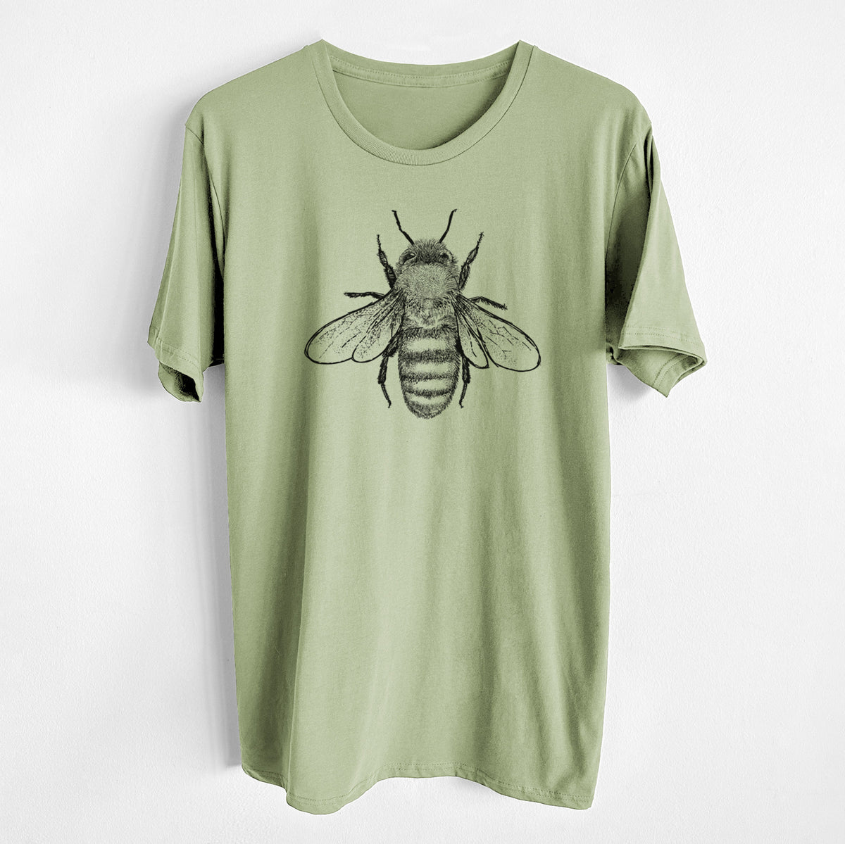 CLOSEOUT - Apis Mellifera - Honey Bee - Unisex Crewneck - Made in USA - 100% Organic Cotton