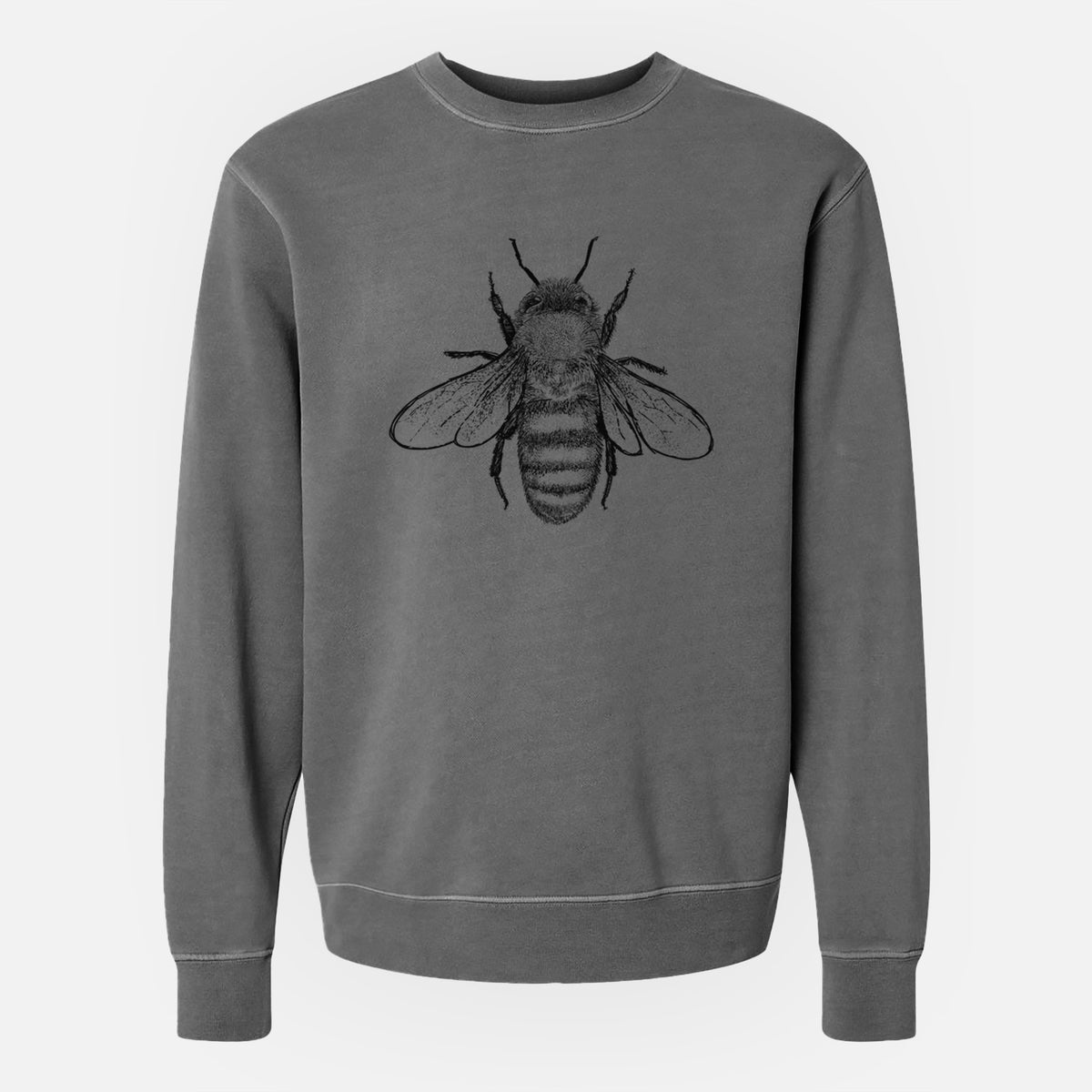 Apis Mellifera - Honey Bee - Unisex Pigment Dyed Crew Sweatshirt