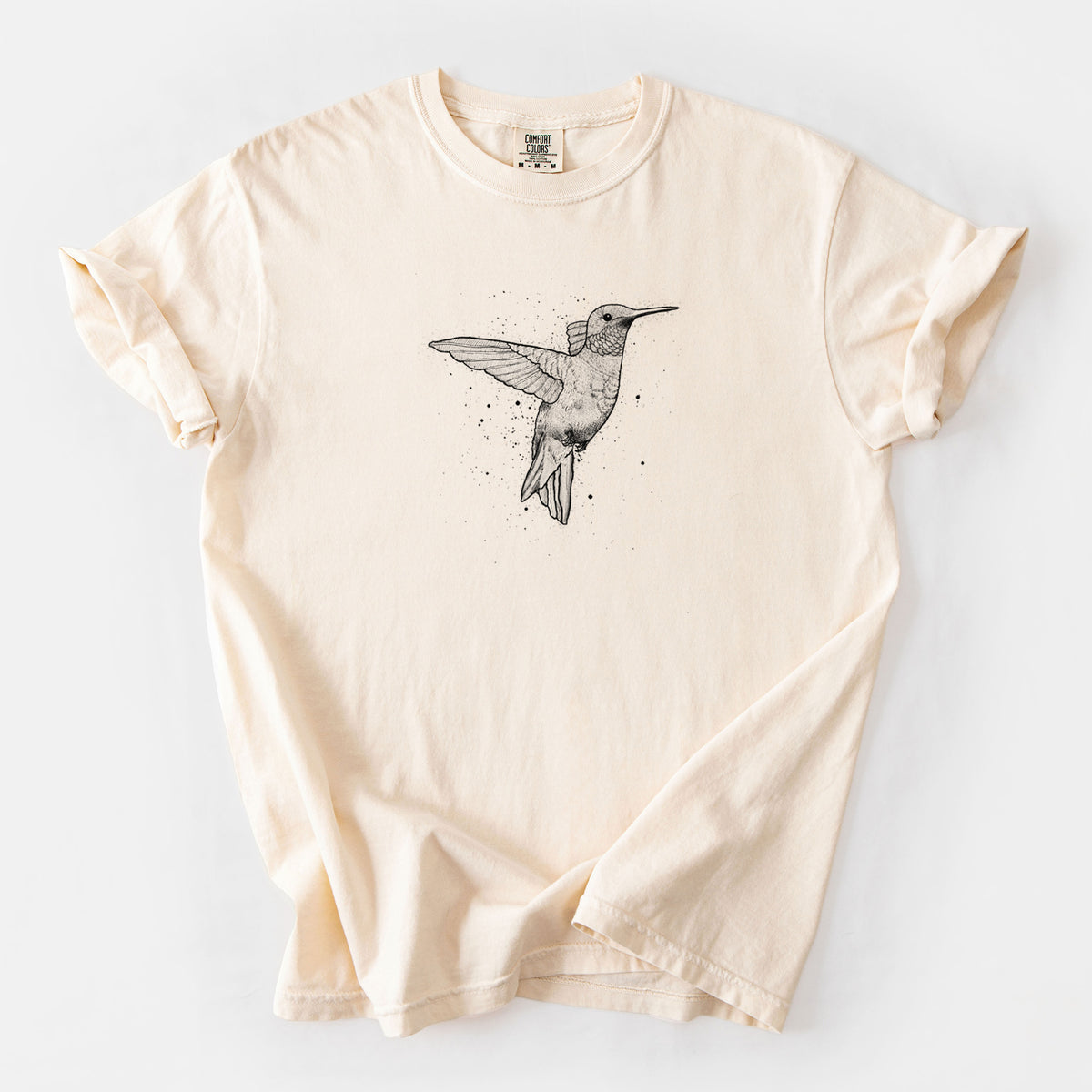 Archilochus Colubris - Ruby-throated Hummingbird - Unisex Comfort Colors Garment-Dyed Heavyweight T-shirt