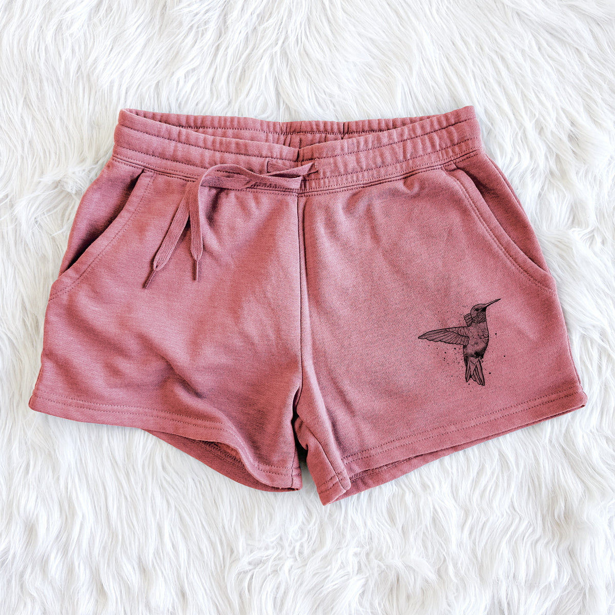 Archilochus Colubris - Ruby-throated Hummingbird - Women&#39;s Cali Wave Shorts