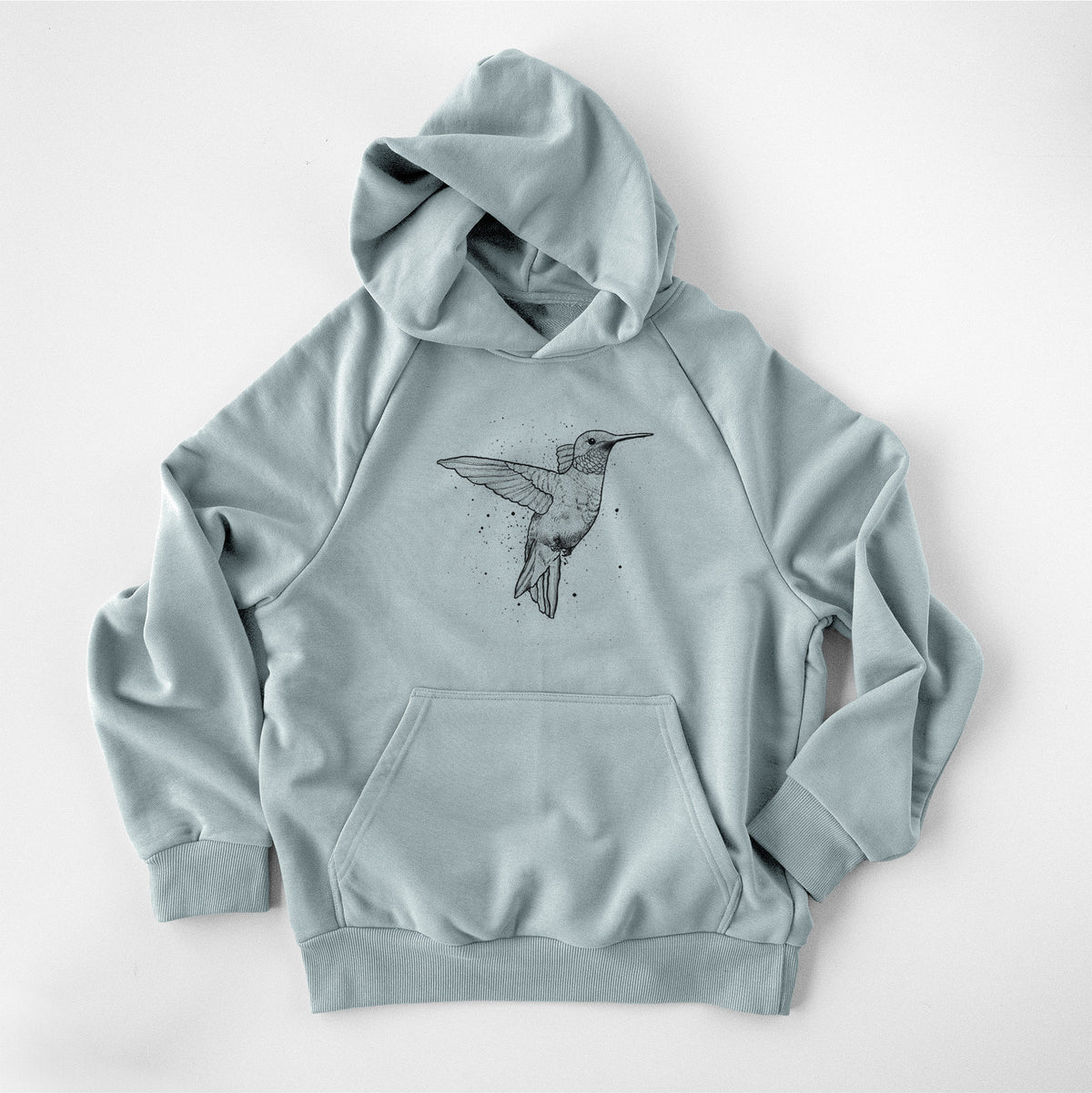 Archilochus Colubris - Ruby-throated Hummingbird - UltraLuxe Heavyweight French Terry Hoodie