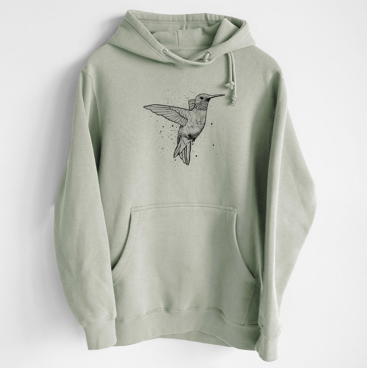 Archilochus Colubris - Ruby-throated Hummingbird - Heavyweight Fleece Hoodie