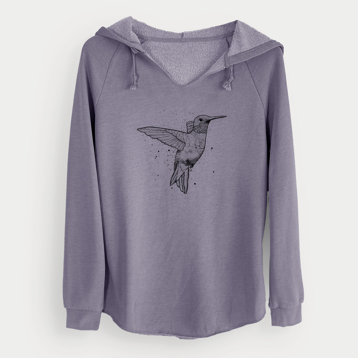 Archilochus Colubris - Ruby-throated Hummingbird - Cali Wave Hooded Sweatshirt