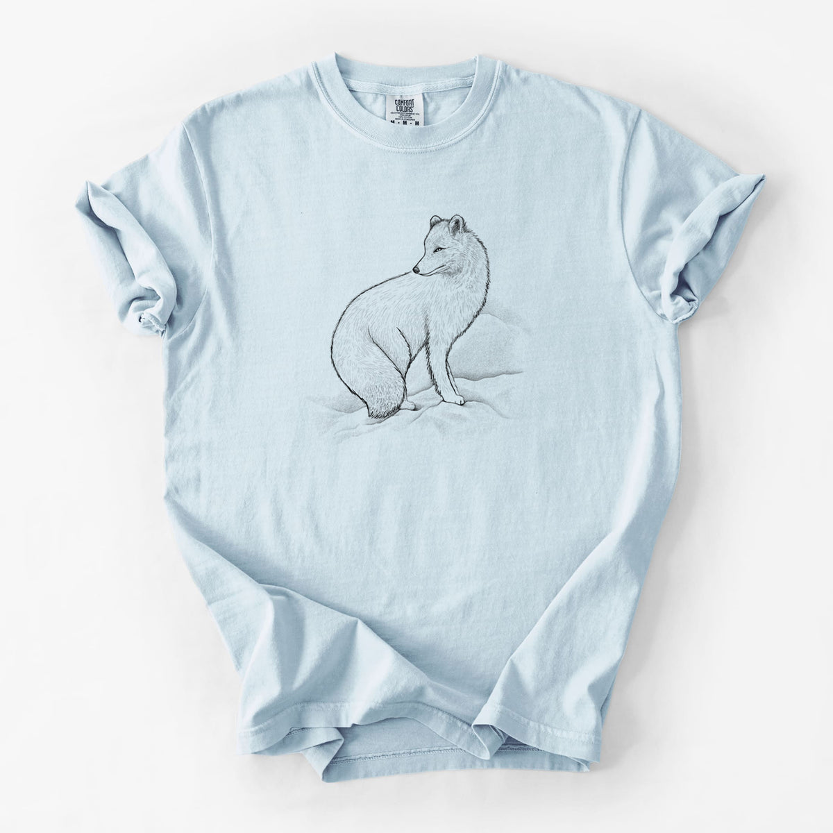 Arctic Fox - Vulpes lagopus - Unisex Comfort Colors Garment-Dyed Heavyweight T-shirt