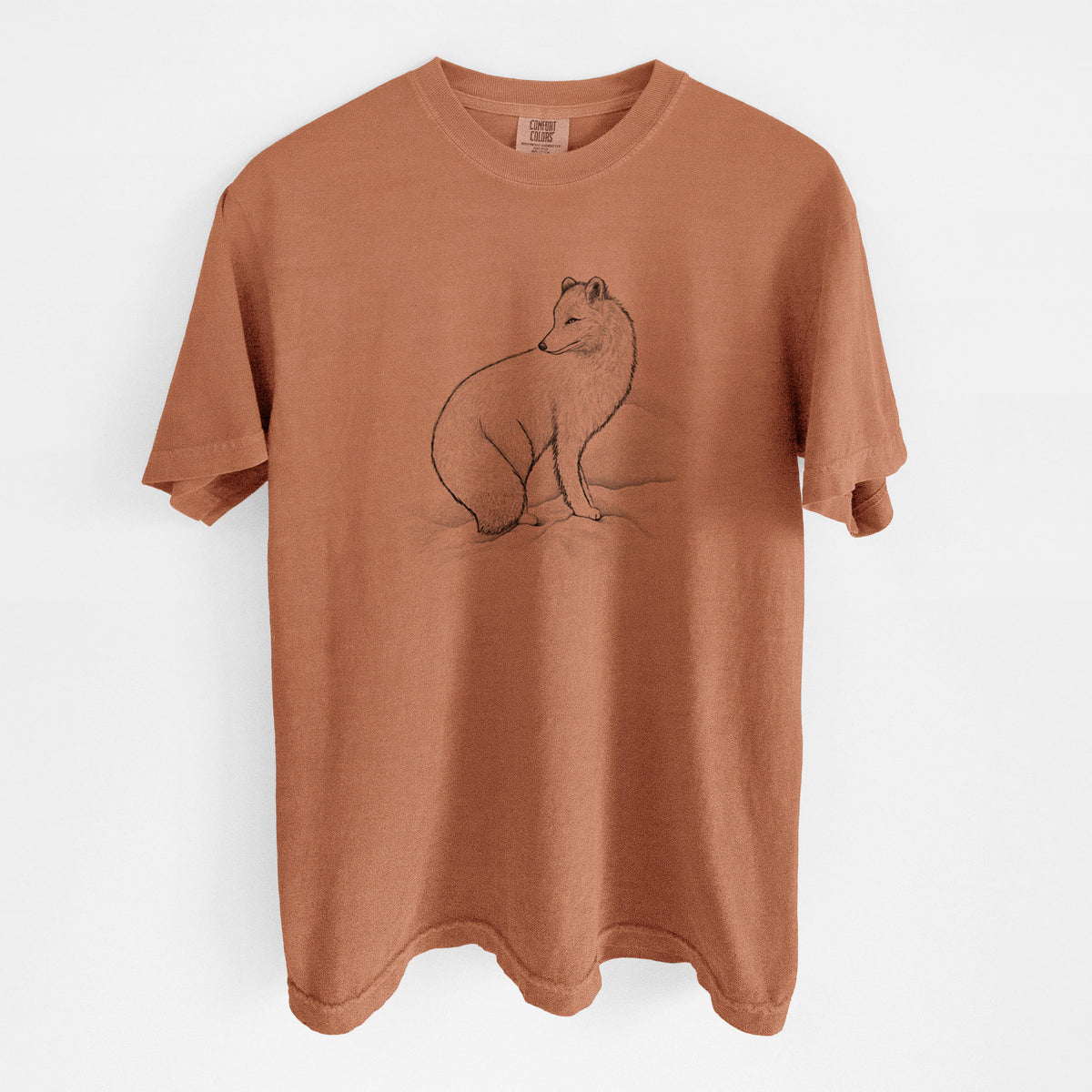 Arctic Fox - Vulpes lagopus - Unisex Comfort Colors Garment-Dyed Heavyweight T-shirt