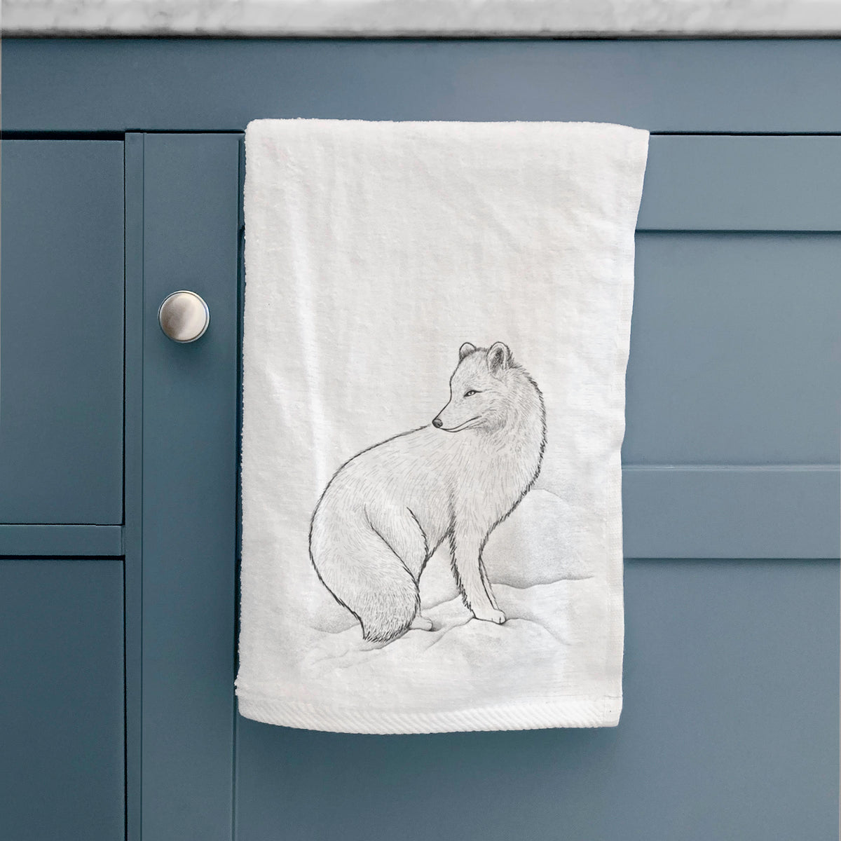 Arctic Fox - Vulpes lagopus Premium Decorative Hand Towel