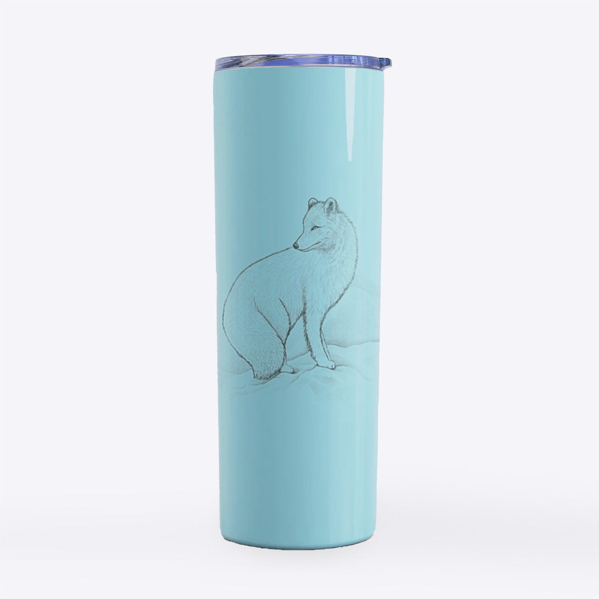 Arctic Fox - Vulpes lagopus - 20oz Skinny Tumbler