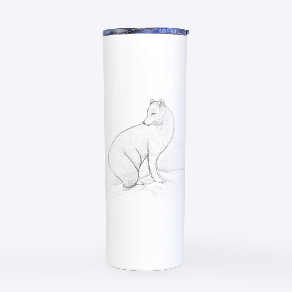 Arctic Fox - Vulpes lagopus - 20oz Skinny Tumbler