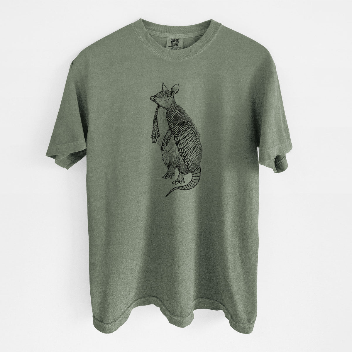 Nine-Banded Armadillo - Dasypus novemcinctus - Unisex Comfort Colors Garment-Dyed Heavyweight T-shirt
