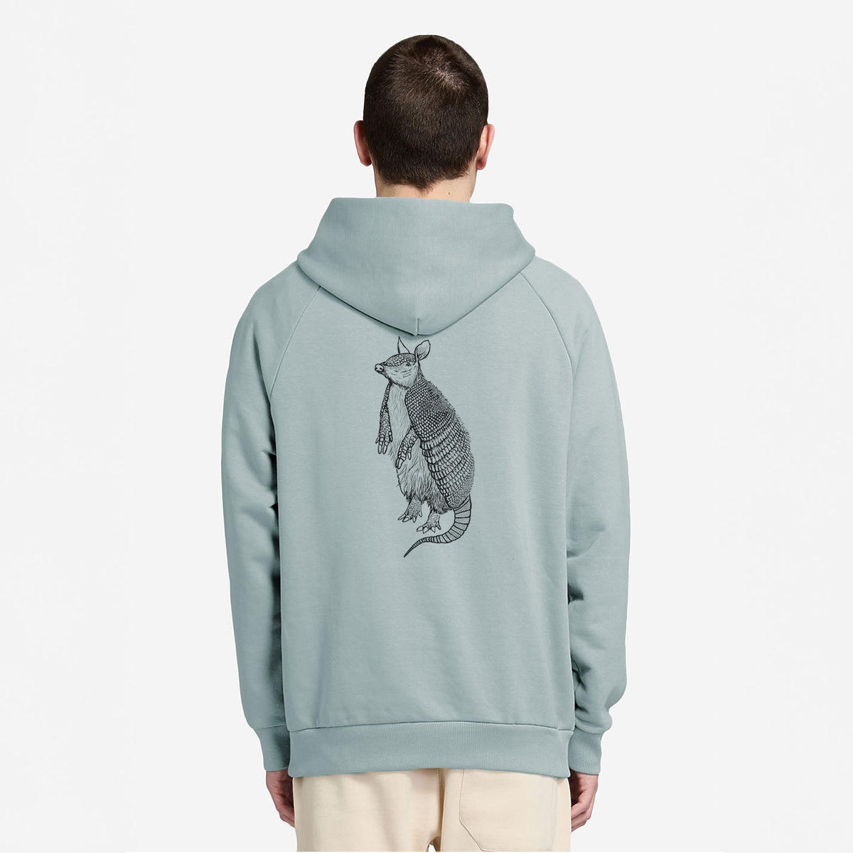 Nine-Banded Armadillo - Dasypus novemcinctus - UltraLuxe Heavyweight French Terry Hoodie