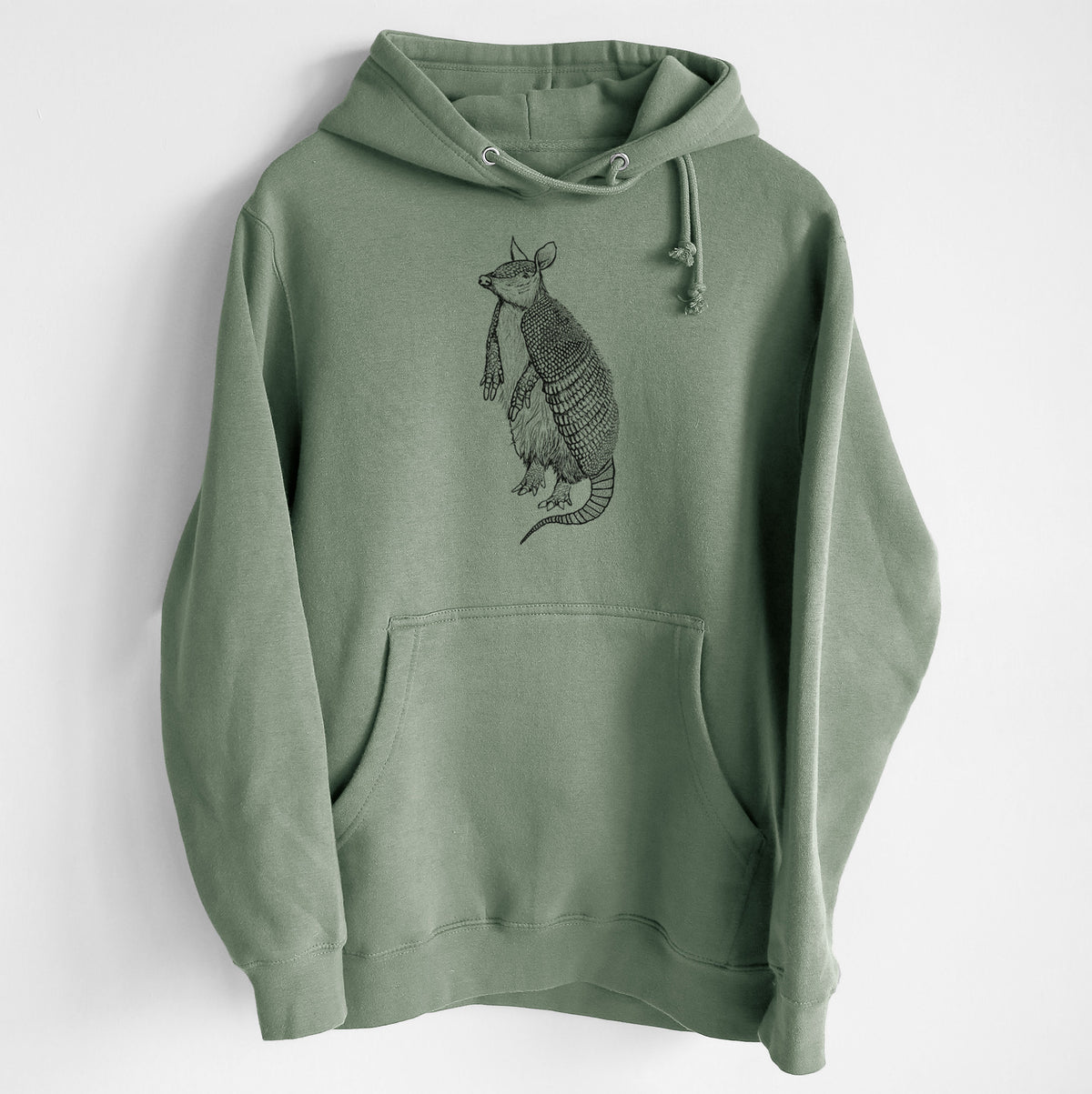 Nine-Banded Armadillo - Dasypus novemcinctus - Heavyweight Fleece Hoodie