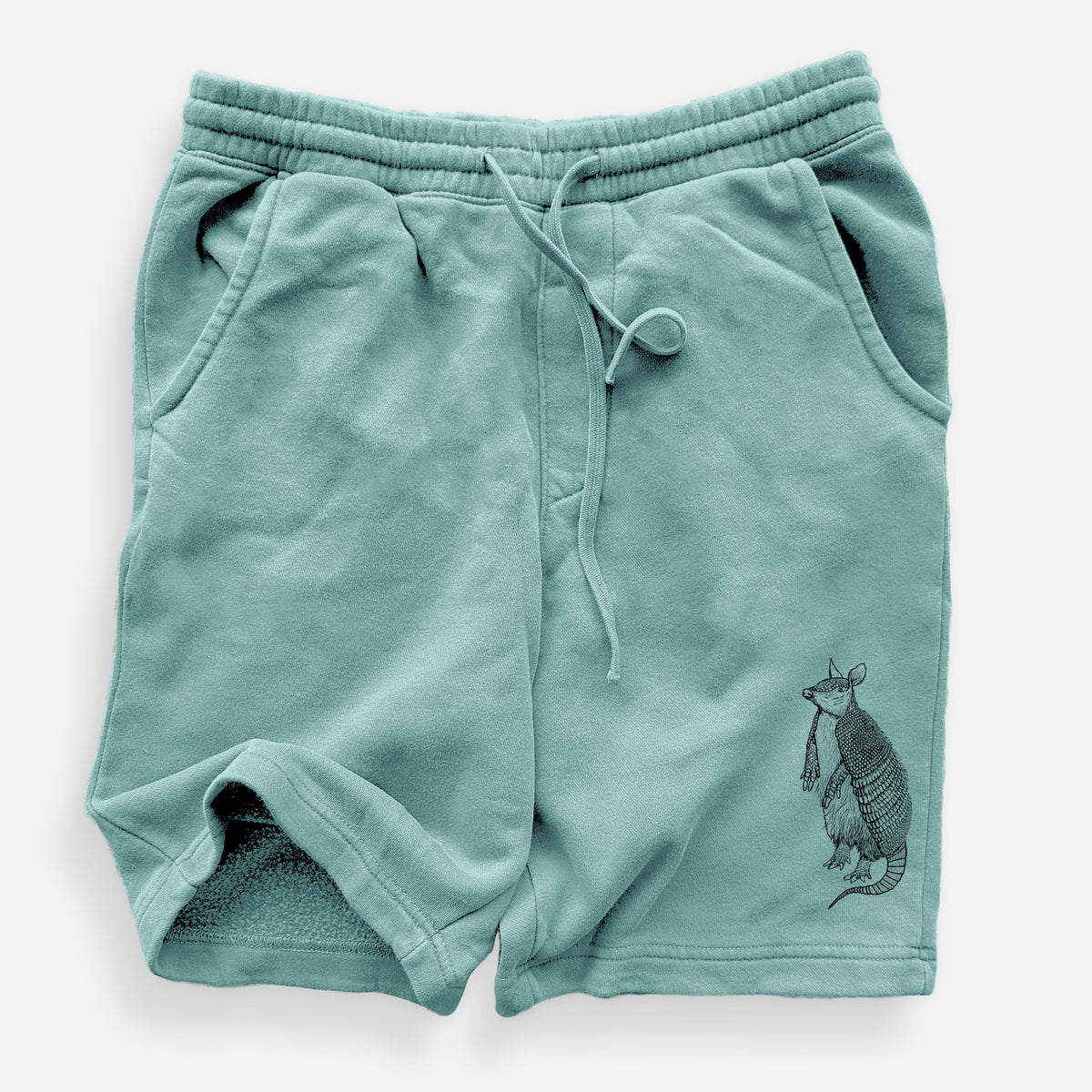 Nine-Banded Armadillo - Dasypus novemcinctus - Unisex Pigment Dyed Shorts