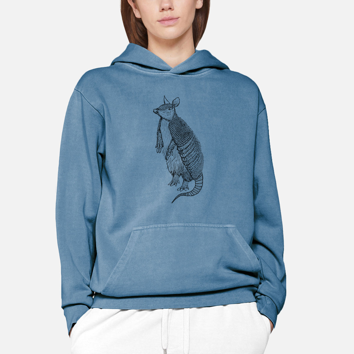 Nine-Banded Armadillo - Dasypus novemcinctus  - Urban Heavyweight Hoodie