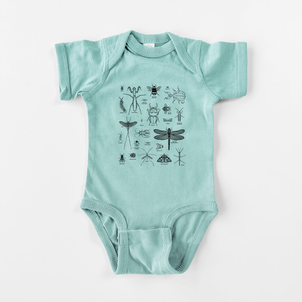 Chart of Arthropods/Insects - Baby Fine Jersey Bodysuit