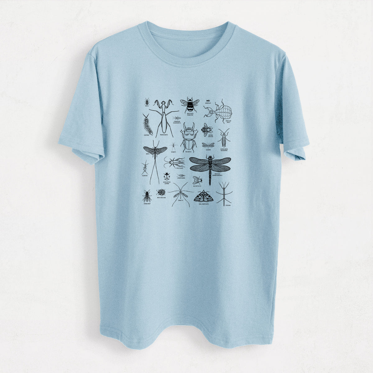 Chart of Arthropods/Insects - Heavyweight Men&#39;s 100% Organic Cotton Tee