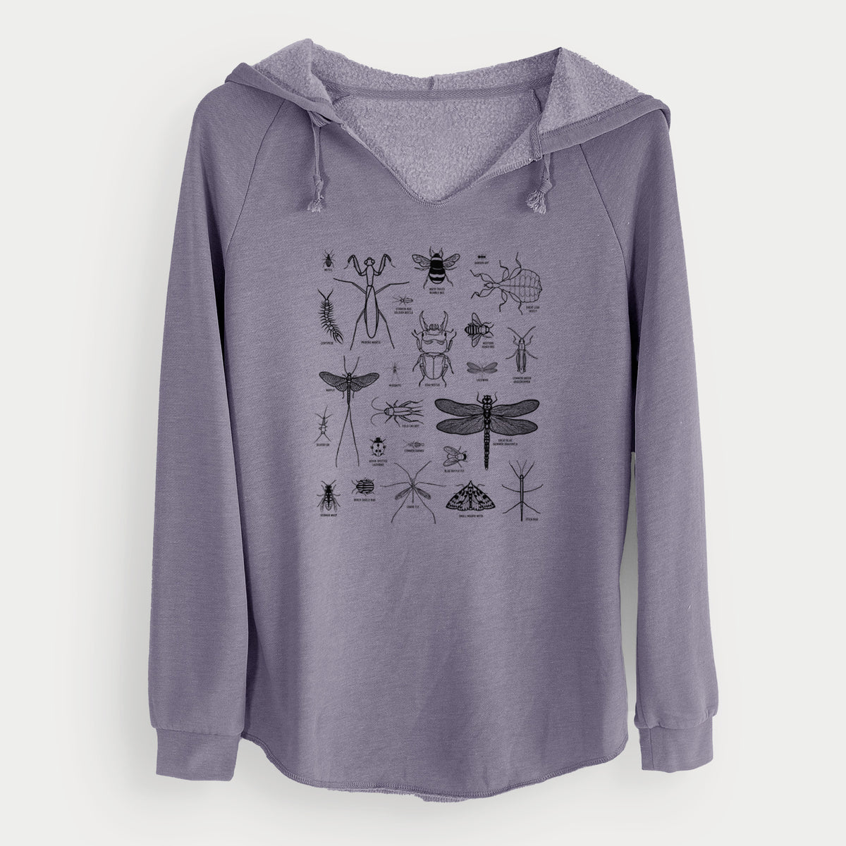 Chart of Arthropods/Insects - Cali Wave Hooded Sweatshirt