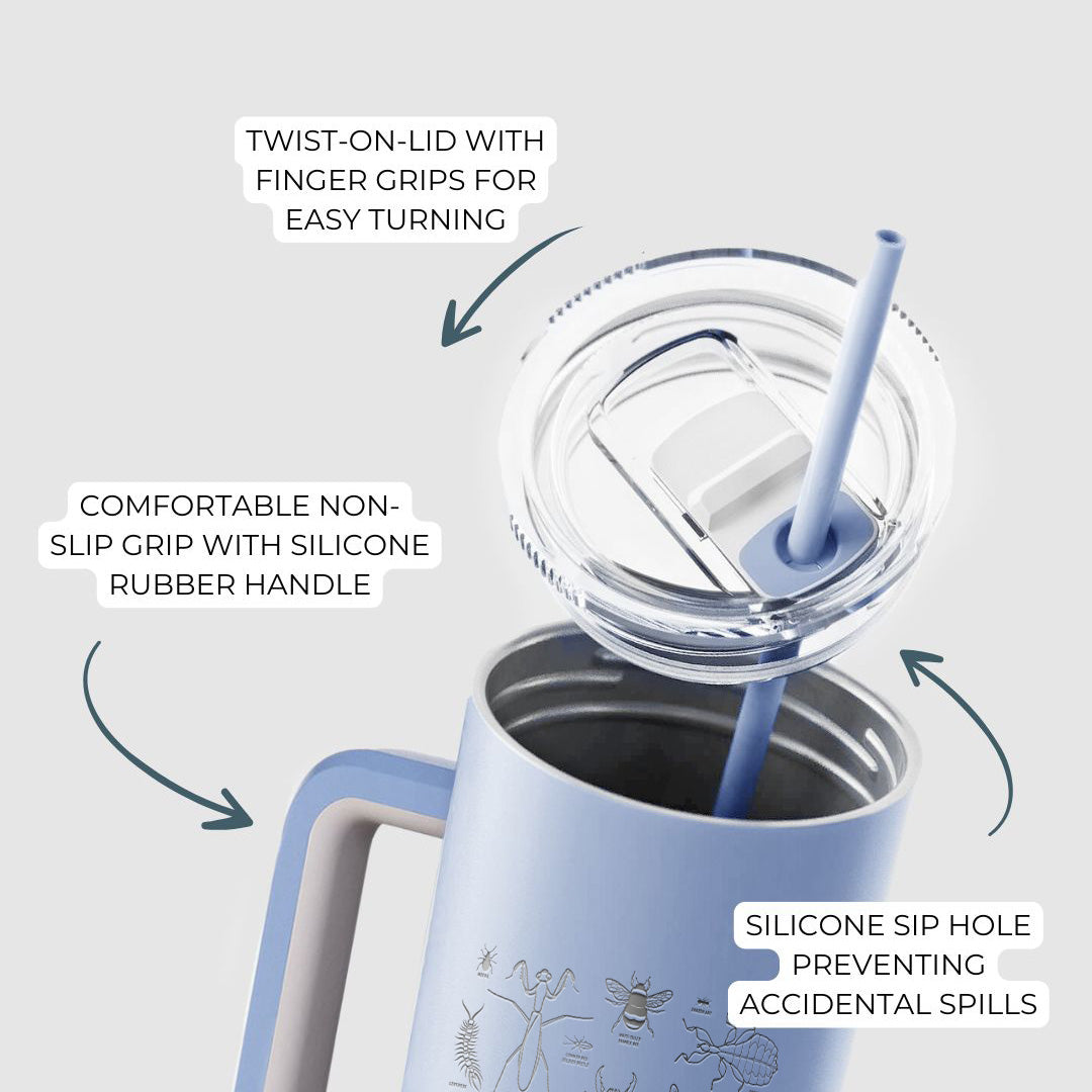 Chart of Arthropods/Insects - 40oz Skinny Recharge Tumbler