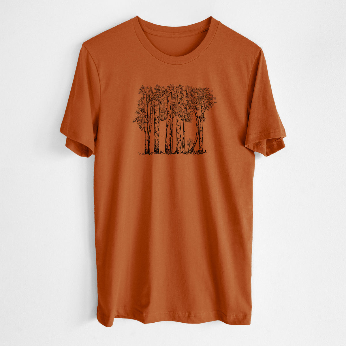 Quaking Aspens - Populus tremuloides - Lightweight 100% Cotton Unisex Crewneck