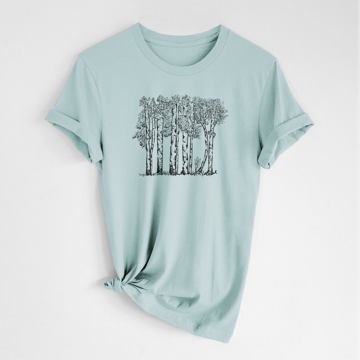 Quaking Aspens - Populus tremuloides - Lightweight 100% Cotton Unisex Crewneck