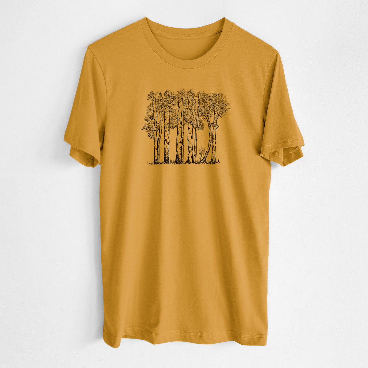 Quaking Aspens - Populus tremuloides - Lightweight 100% Cotton Unisex Crewneck