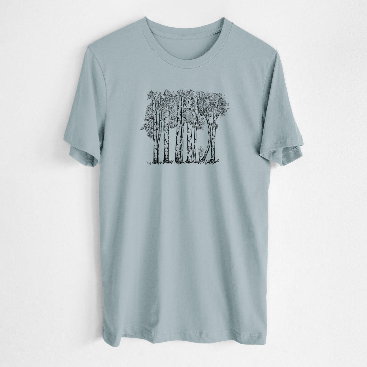 Quaking Aspens - Populus tremuloides - Lightweight 100% Cotton Unisex Crewneck
