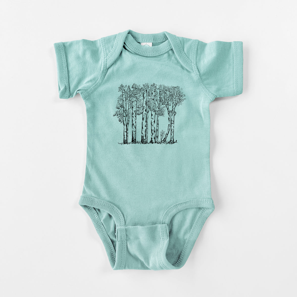 Quaking Aspens - Populus tremuloides - Baby Fine Jersey Bodysuit