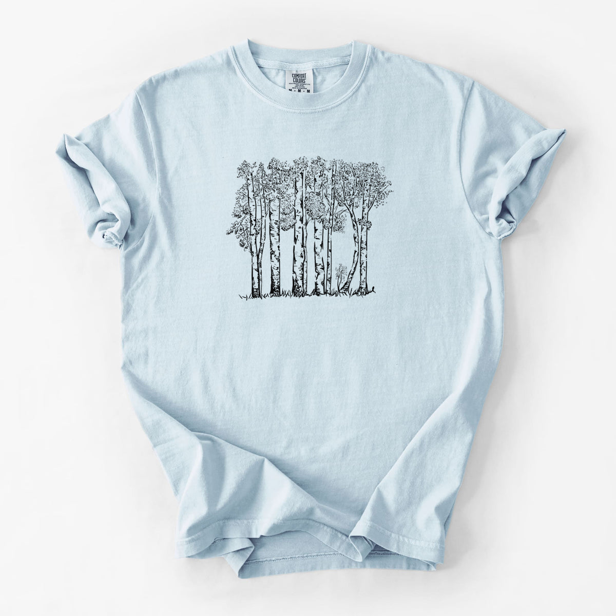 Quaking Aspens - Populus tremuloides - Unisex Comfort Colors Garment-Dyed Heavyweight T-shirt
