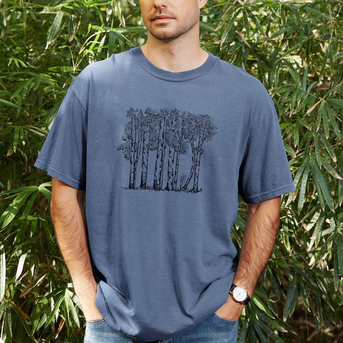 Quaking Aspens - Populus tremuloides - Unisex Comfort Colors Garment-Dyed Heavyweight T-shirt