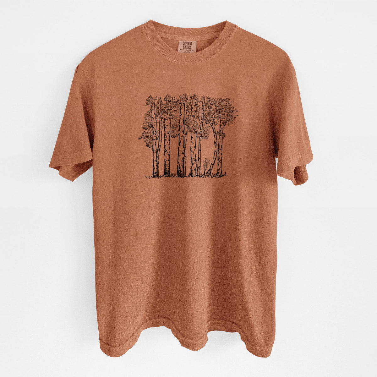 Quaking Aspens - Populus tremuloides - Unisex Comfort Colors Garment-Dyed Heavyweight T-shirt