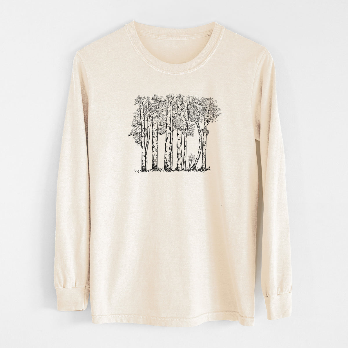 Quaking Aspens - Populus tremuloides - Unisex Comfort Colors 100% Cotton Long Sleeve