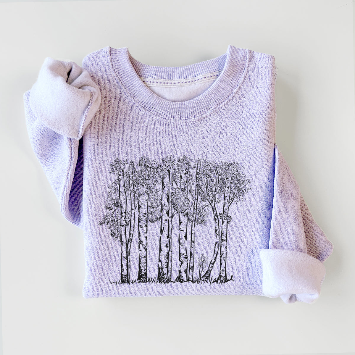 Quaking Aspens - Populus tremuloides - Knit Sweatshirt