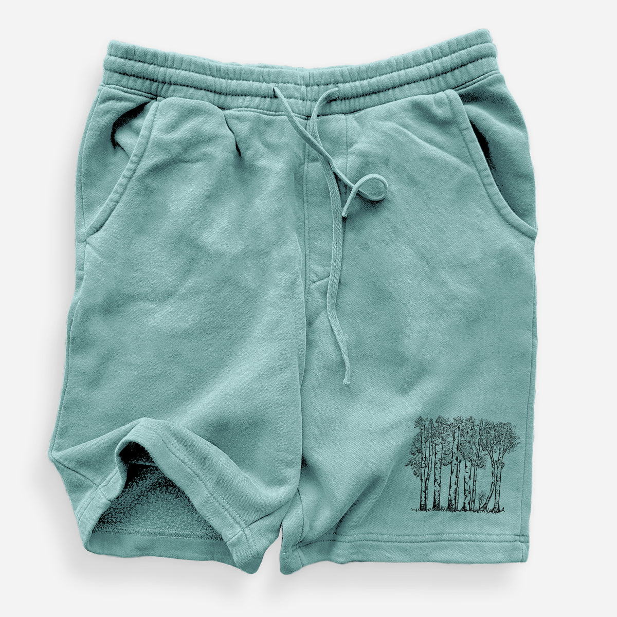 Quaking Aspens - Populus tremuloides - Unisex Pigment Dyed Shorts