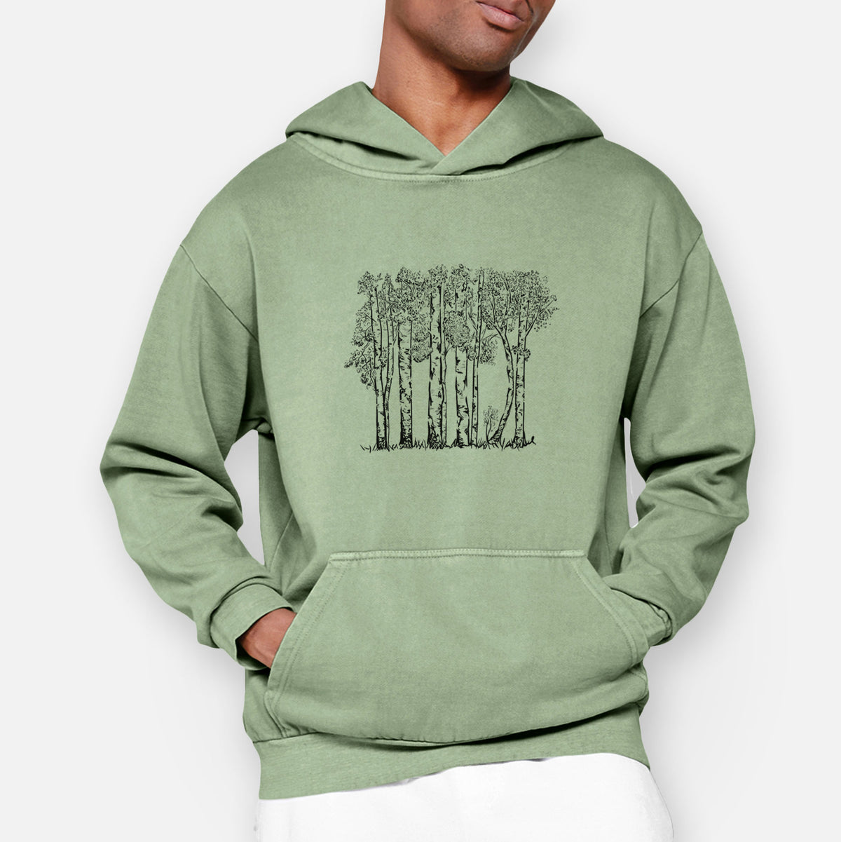 Quaking Aspens - Populus tremuloides  - Urban Heavyweight Hoodie