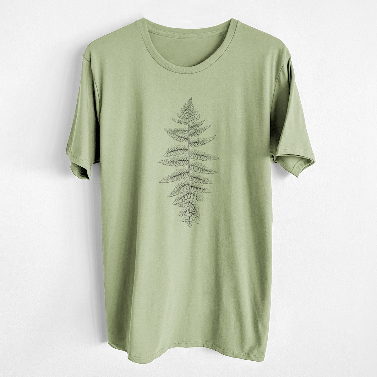 CLOSEOUT - Athyrium filix femina - Lady Fern - Unisex Crewneck - Made in USA - 100% Organic Cotton