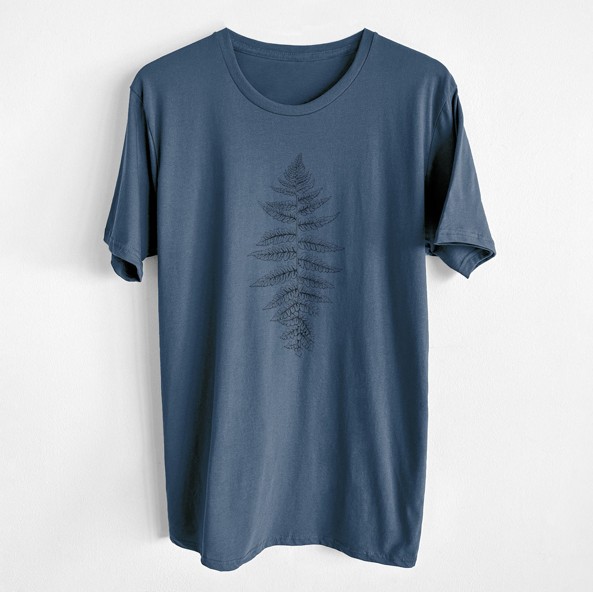 CLOSEOUT - Athyrium filix femina - Lady Fern - Unisex Crewneck - Made in USA - 100% Organic Cotton