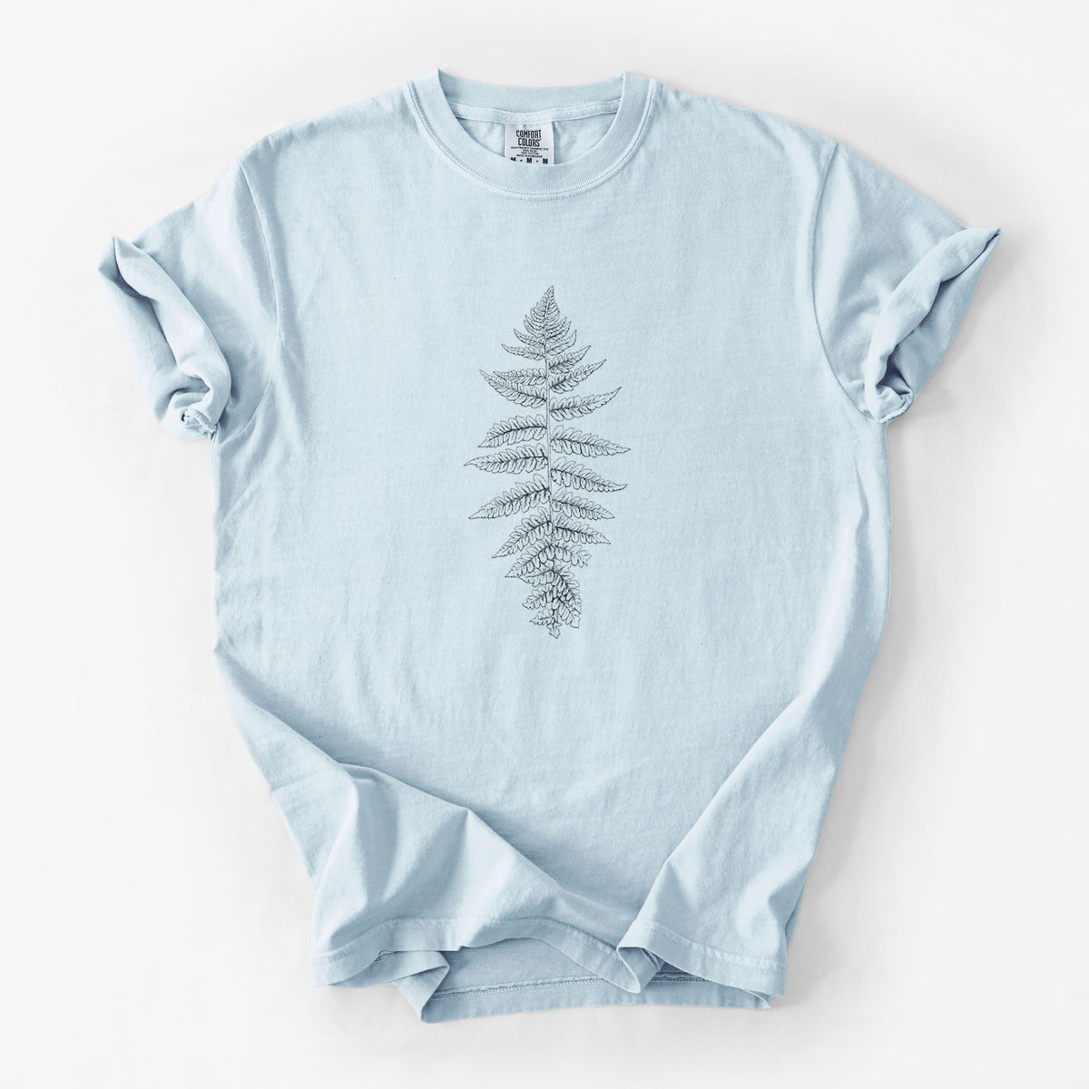 Athyrium filix femina - Lady Fern - Unisex Comfort Colors Garment-Dyed Heavyweight T-shirt
