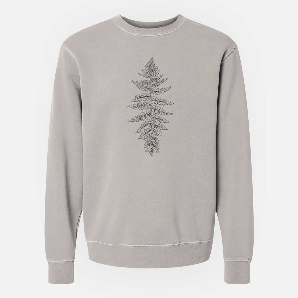 Athyrium filix femina - Lady Fern - Unisex Pigment Dyed Crew Sweatshirt