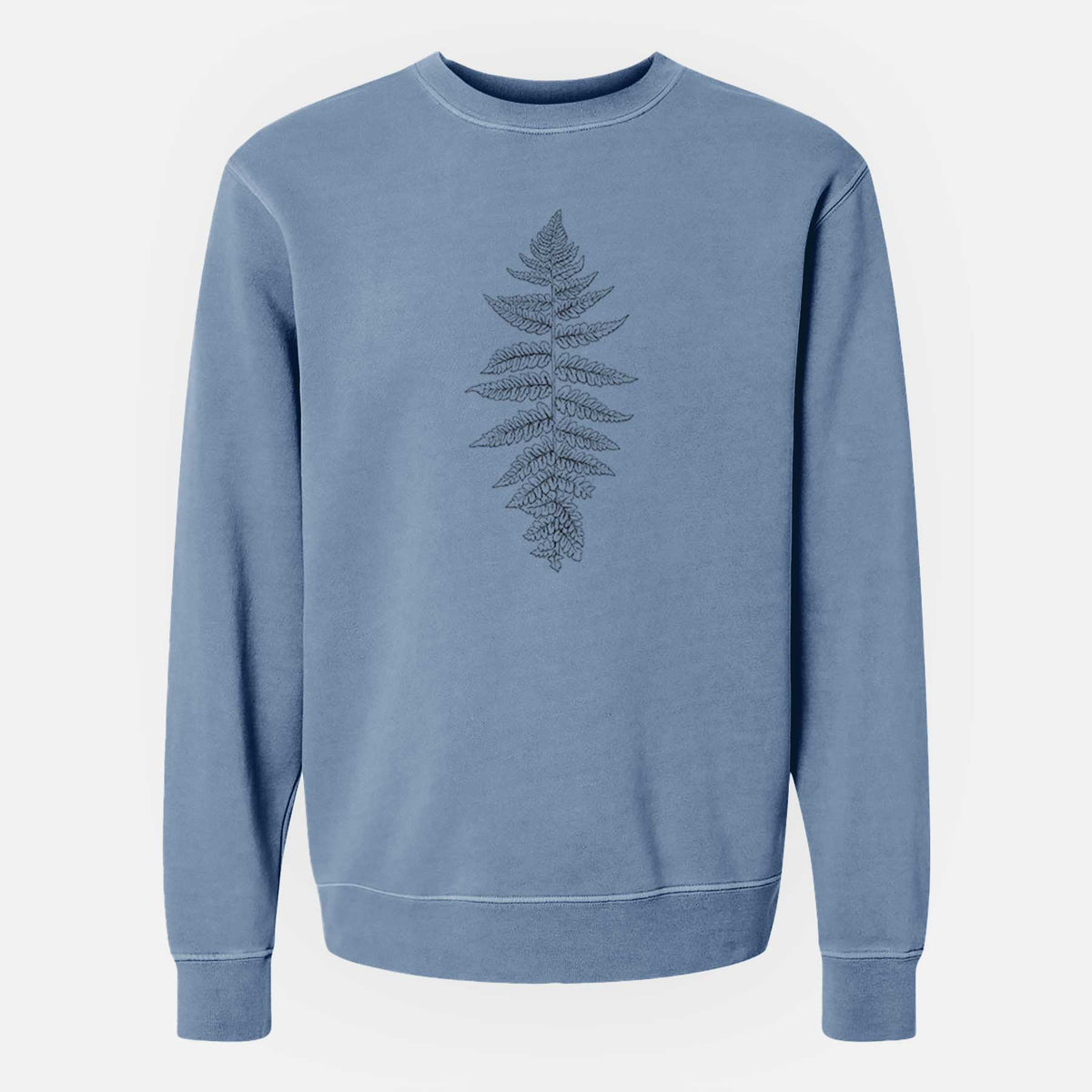 Athyrium filix femina - Lady Fern - Unisex Pigment Dyed Crew Sweatshirt