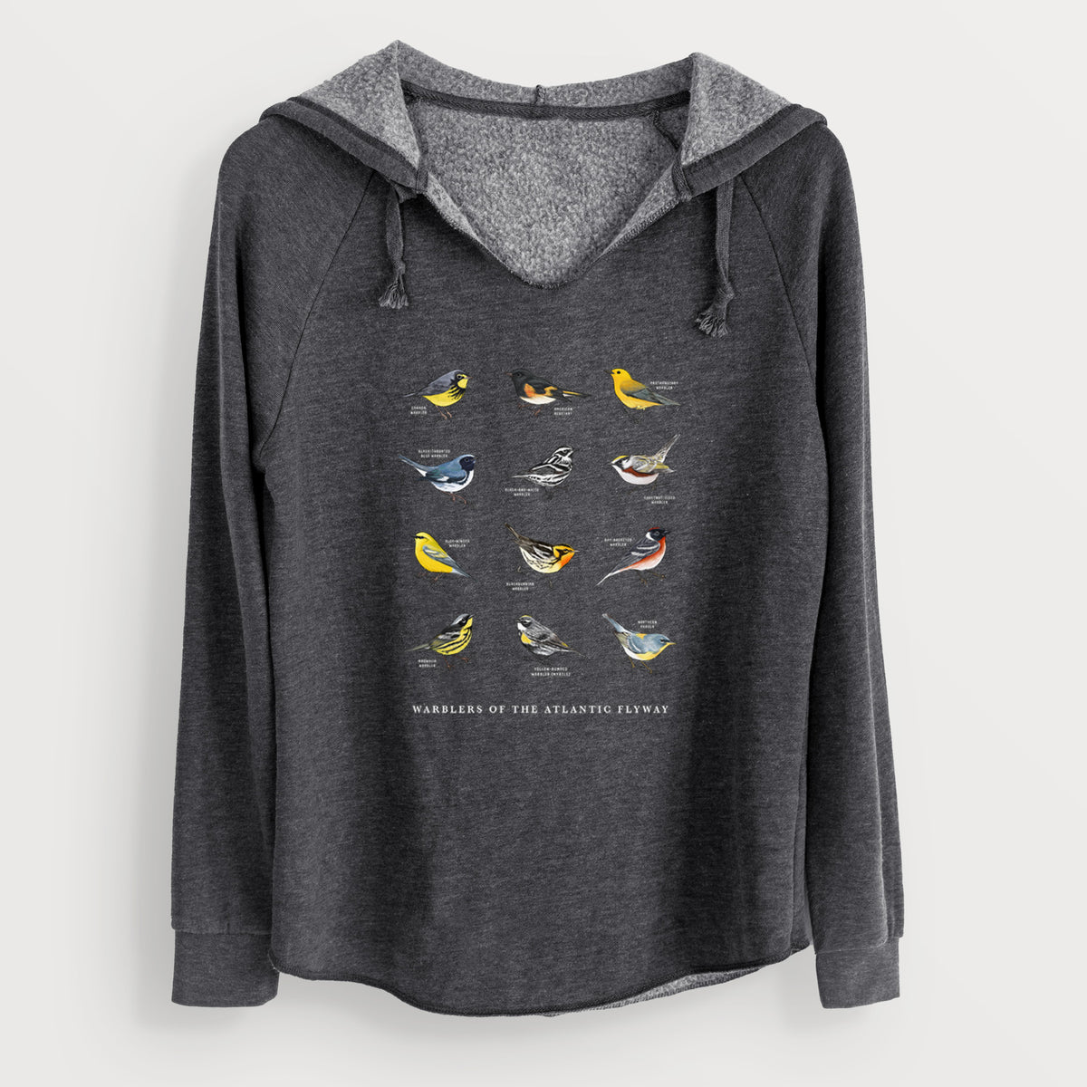 Warblers of the Atlantic Flyway - Cali Wave Hooded Sweatshirt