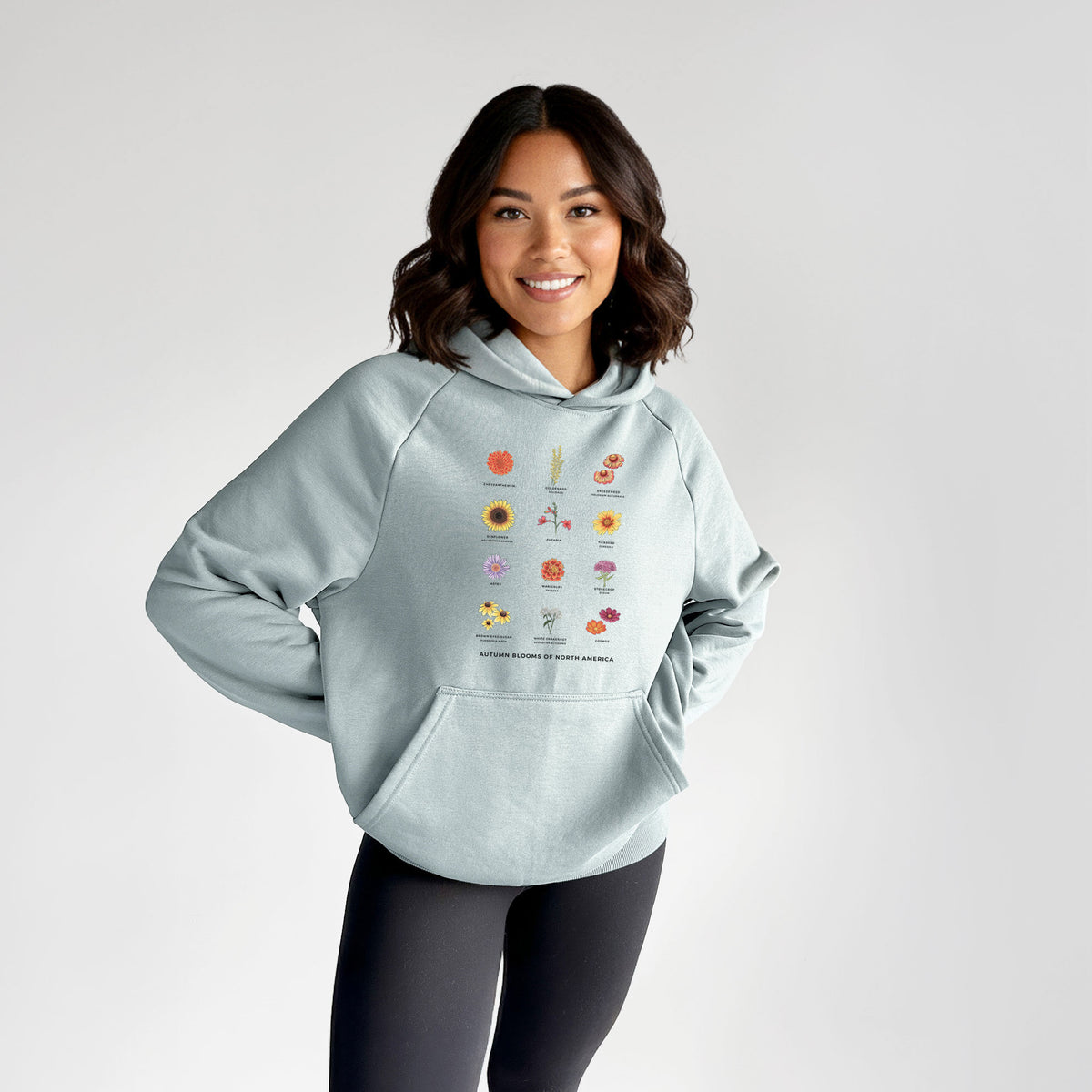 Autumn Blooms of North America - UltraLuxe Heavyweight French Terry Hoodie