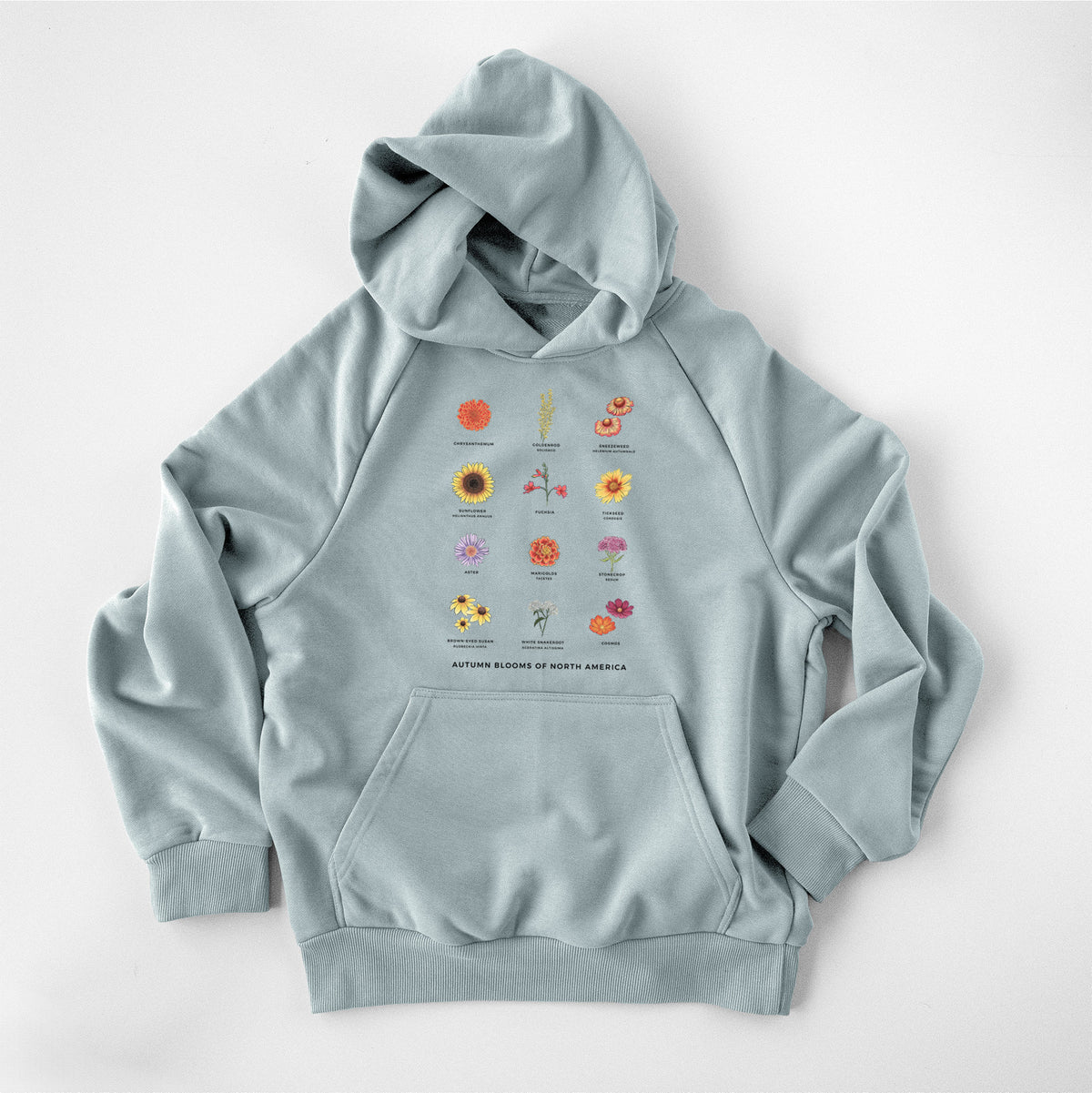 Autumn Blooms of North America - UltraLuxe Heavyweight French Terry Hoodie