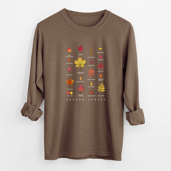 Vibrant Autumn Leaves Chart - Unisex Comfort Colors 100% Cotton