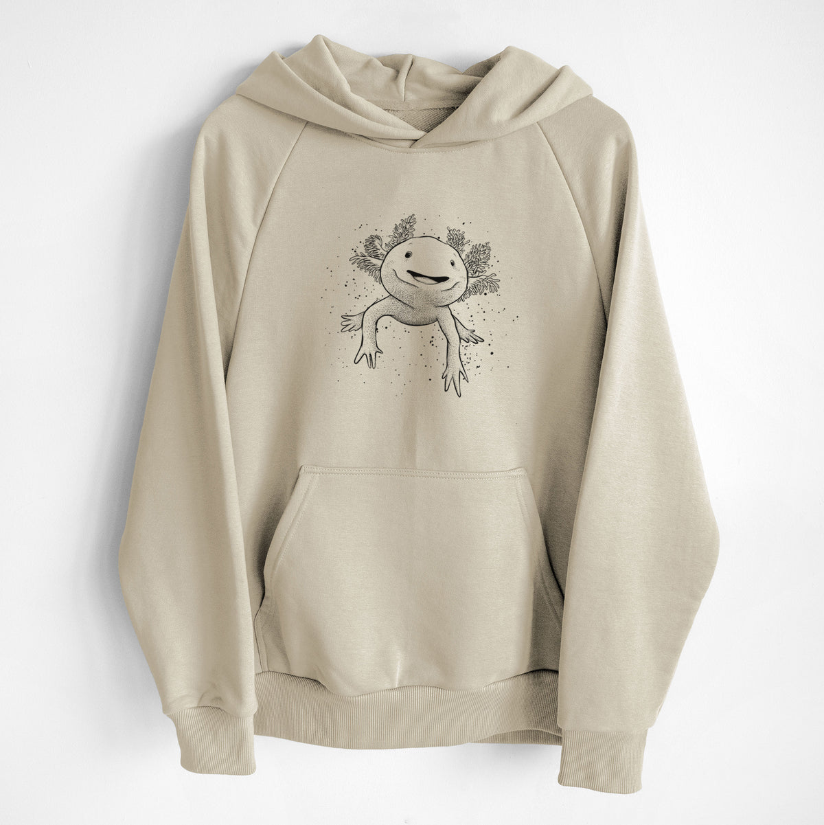 Axolotl - Ambystoma mexicanum - UltraLuxe Heavyweight French Terry Hoodie