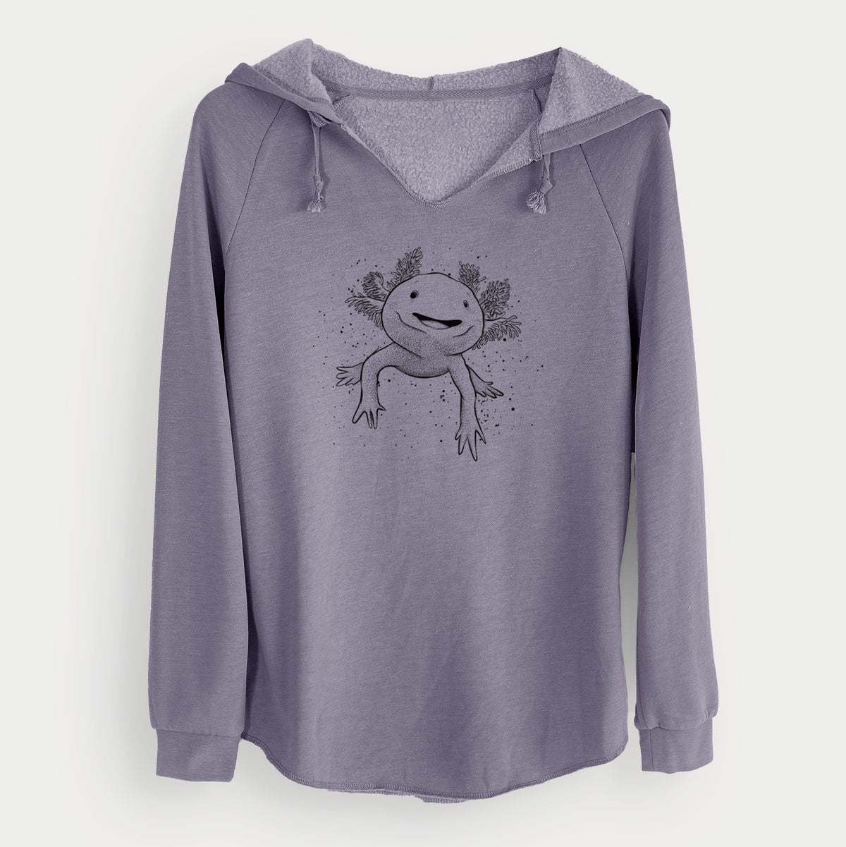 Axolotl - Ambystoma mexicanum - Cali Wave Hooded Sweatshirt
