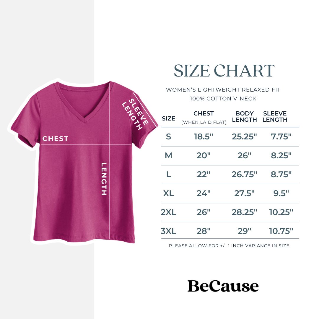 American Flamingos - Phoenicopterus ruber - Women's Lightweight Relaxed Fit 100% Cotton V-neck