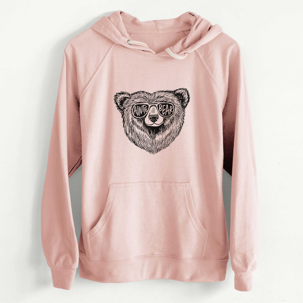 CLEARANCE - Auntie Bear  - Unisex Slim Fit Loopback Terry Hoodie