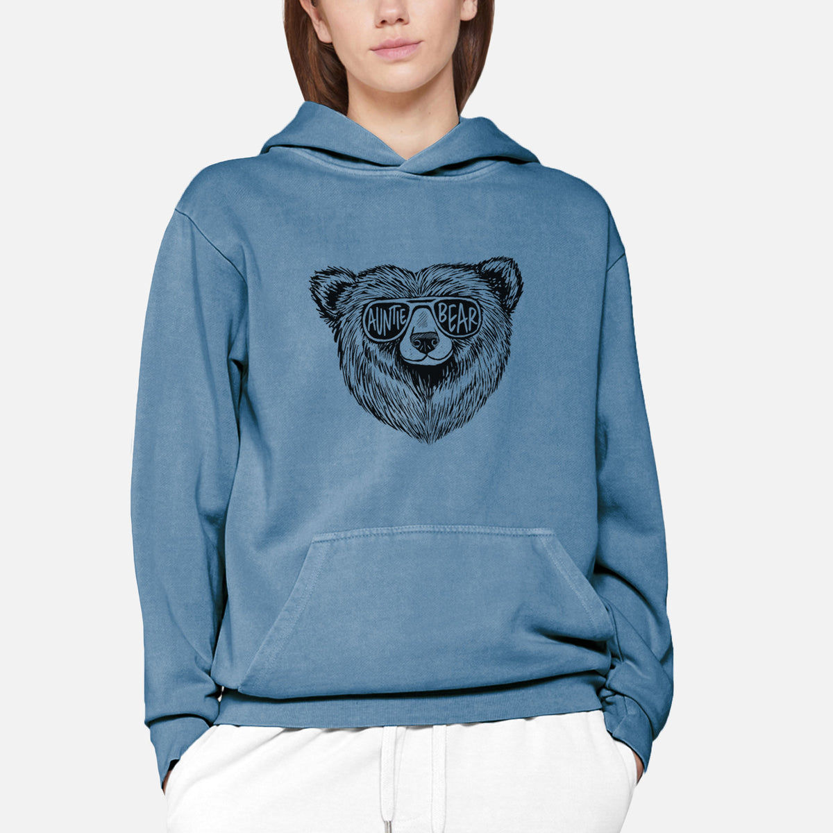 Auntie Bear  - Urban Heavyweight Hoodie